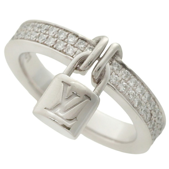 LOUIS VUITTON White Gold Diamond Ring #52 - Picture 1 of 5